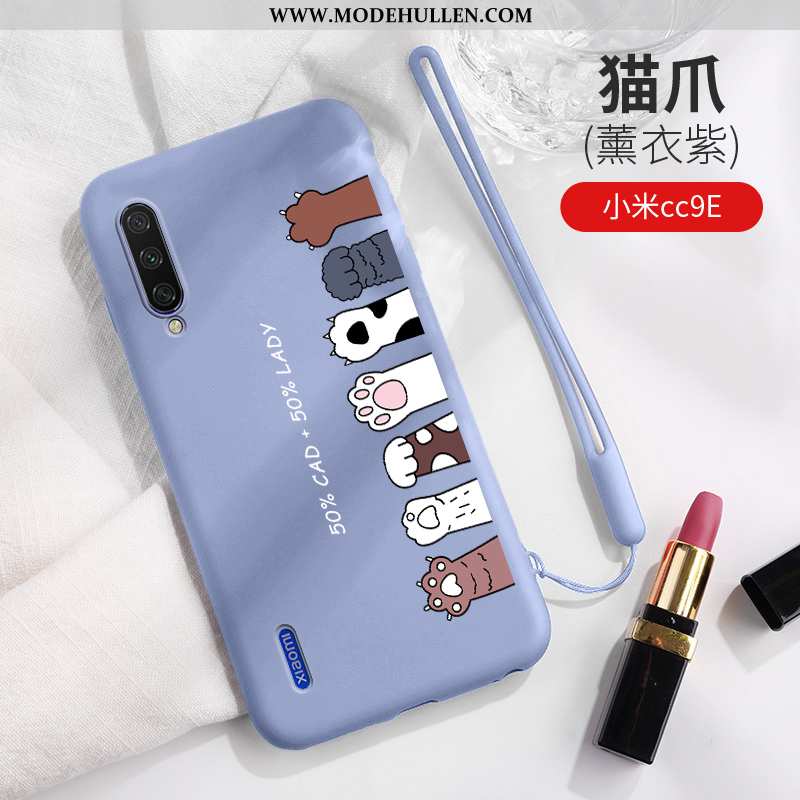 Hülle Xiaomi Mi A3 Kreativ Karikatur Super Handy Case Blau Silikon