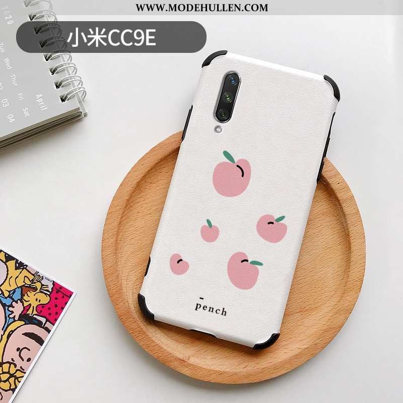 Hülle Xiaomi Mi A3 Lederhülle Transparent Frisch Karikatur Schutz Rosa