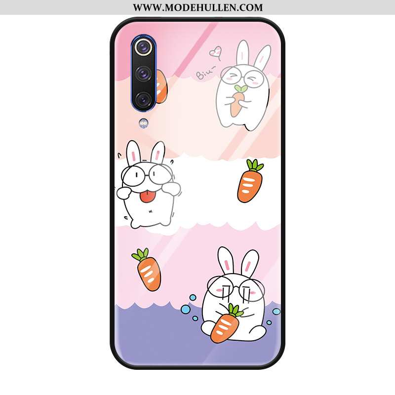 Hülle Xiaomi Mi A3 Nubuck Hängende Verzierungen Silikon Weiß Case Kreativ Anti-sturz Weiße