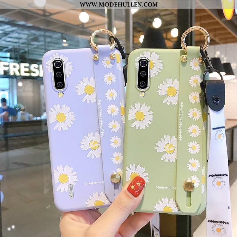 Hülle Xiaomi Mi A3 Persönlichkeit Kreativ Silikon Hängende Verzierungen Anti-sturz Chrysanthemes Min