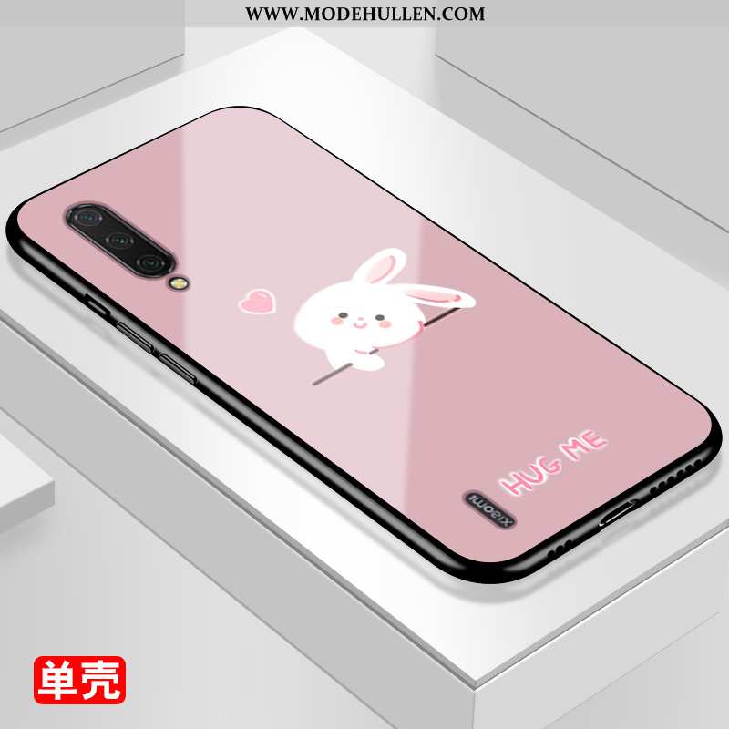 Hülle Xiaomi Mi A3 Schutz Karikatur Handy Rosa Alles Inklusive Anti-sturz Kaninchen