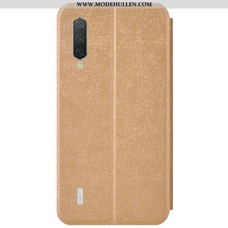 Hülle Xiaomi Mi A3 Schutz Lederhülle Case Mini Karte Handy Blau