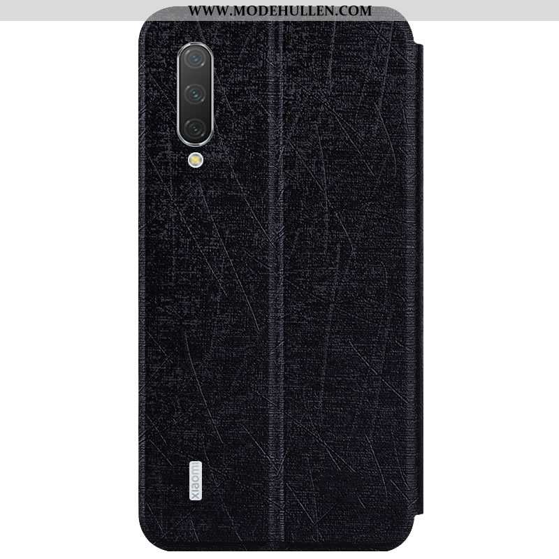 Hülle Xiaomi Mi A3 Schutz Lederhülle Case Mini Karte Handy Blau