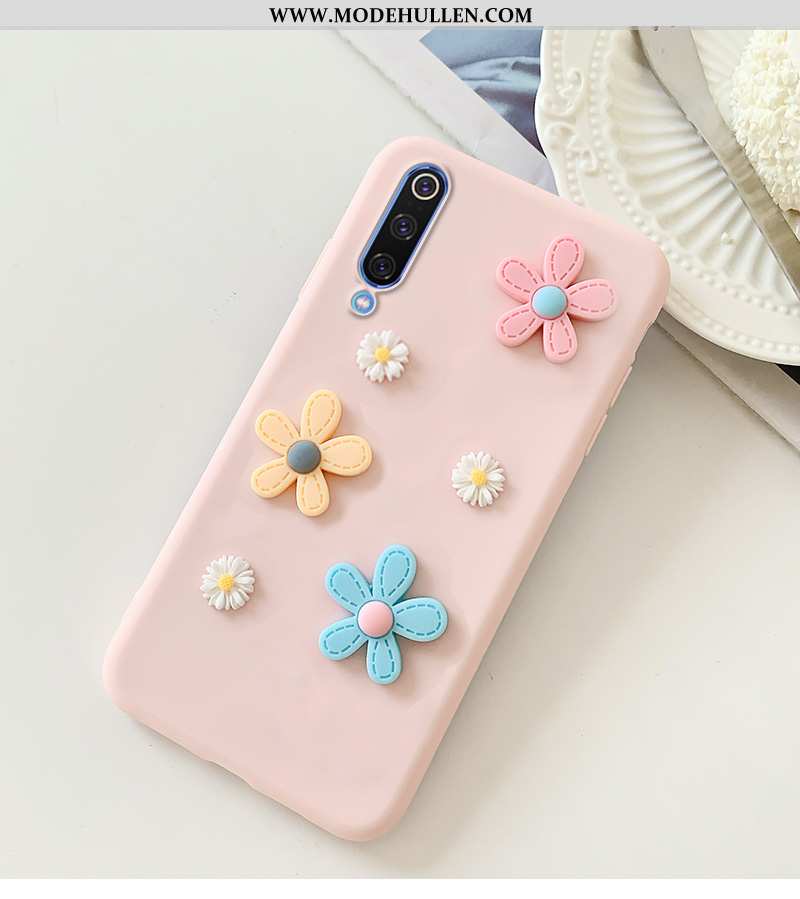 Hülle Xiaomi Mi A3 Silikon Weiche Rosa Dreidimensional Mini Frisch Anti-sturz