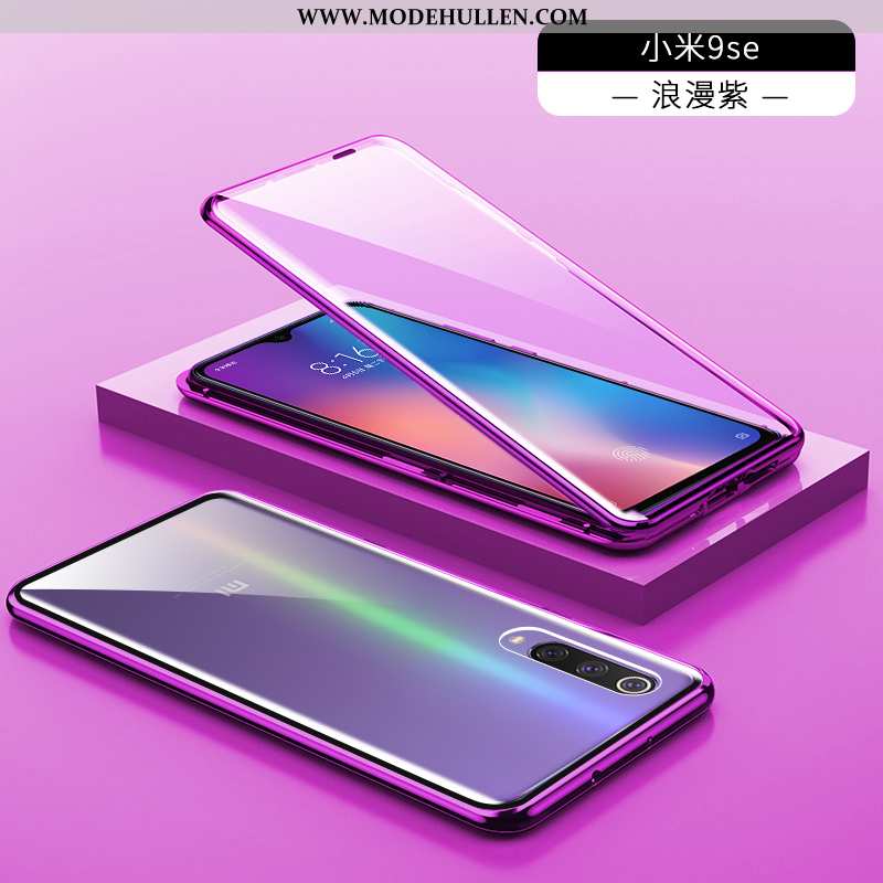 Hülle Xiaomi Mi A3 Super Dünne Anti-sturz Doppelseitig Transparent Muster Case Blau