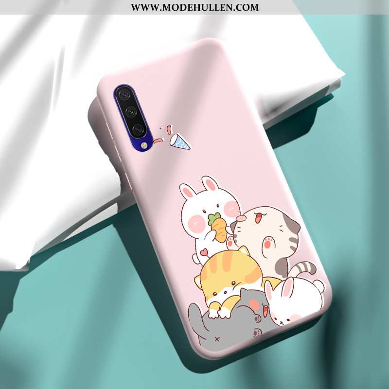 Hülle Xiaomi Mi A3 Weiche Dünne Mini Rosa Silikon Schutz Handy