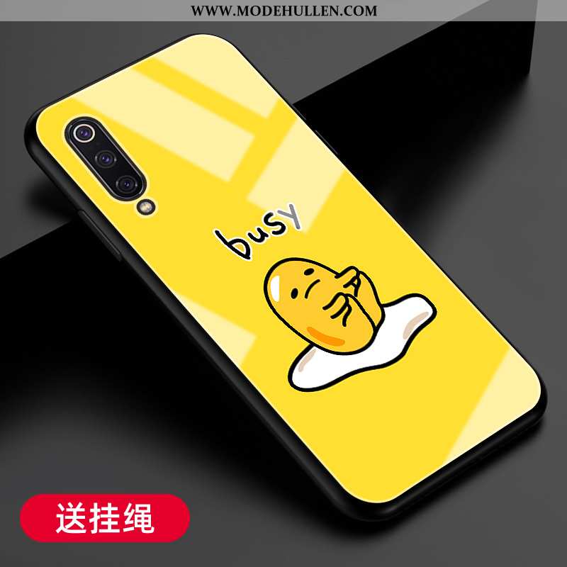 Hülle Xiaomi Mi A3 Weiche Silikon Hängende Verzierungen Case Frisch Gelb Gelbe