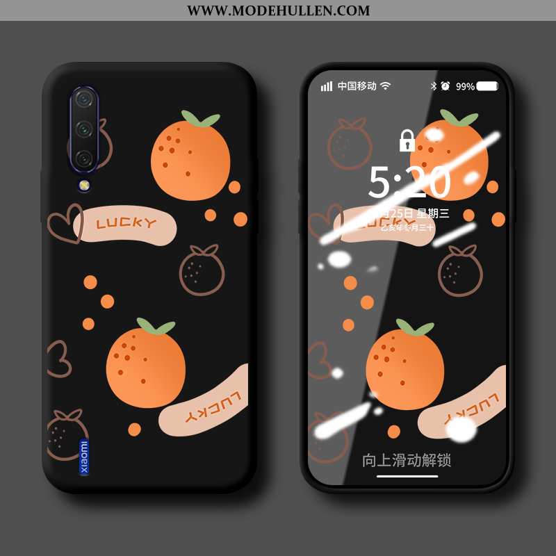 Hülle Xiaomi Mi A3 Weiche Silikon Trend Mini Frucht Kreativ Case Blau