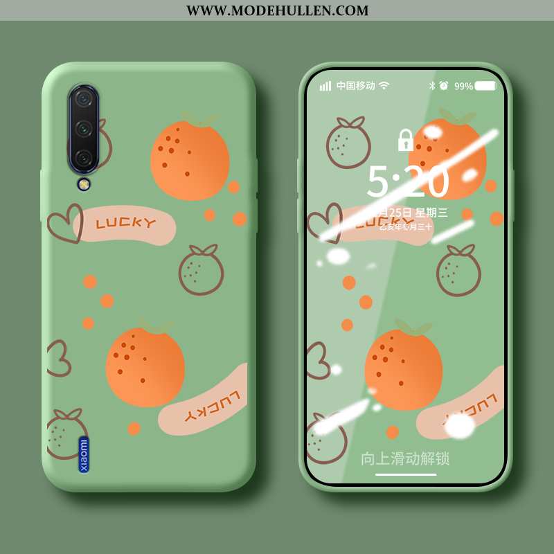 Hülle Xiaomi Mi A3 Weiche Silikon Trend Mini Frucht Kreativ Case Blau