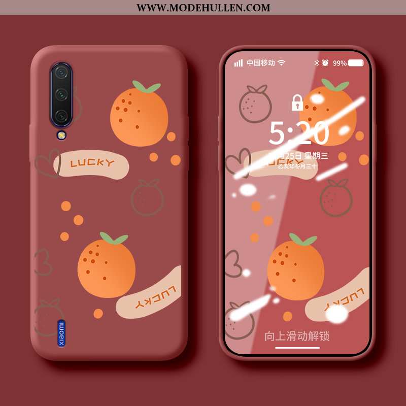 Hülle Xiaomi Mi A3 Weiche Silikon Trend Mini Frucht Kreativ Case Blau