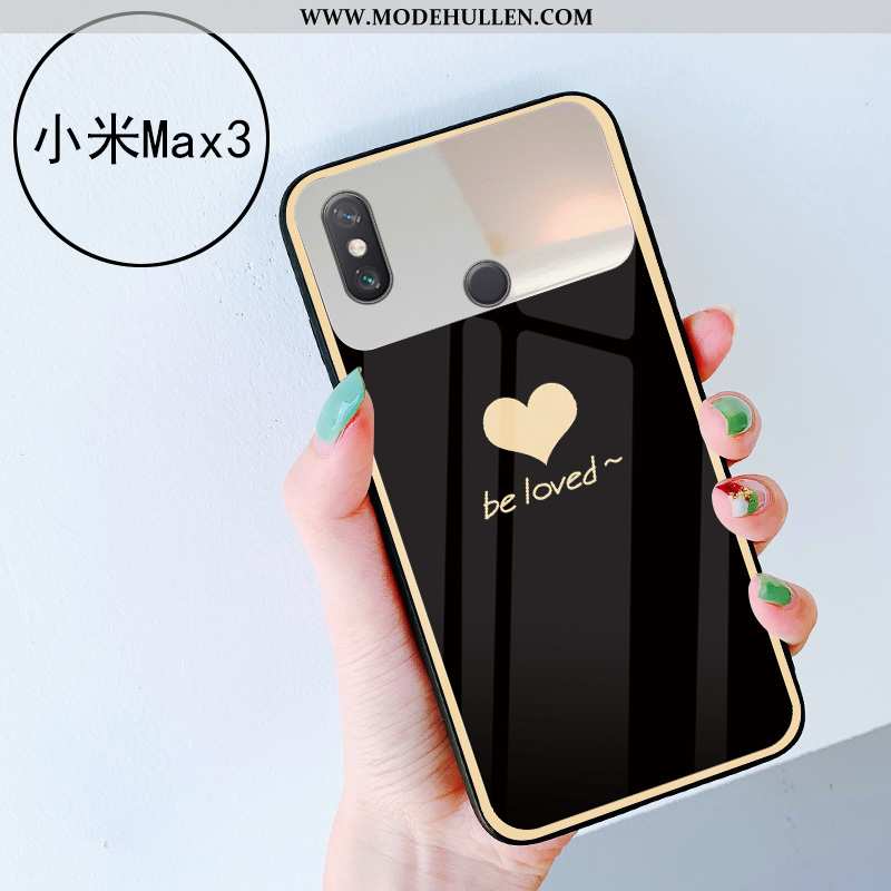 Hülle Xiaomi Mi Max 3 Glas Mini Handy Liebe Netto Rot Einfach Grün