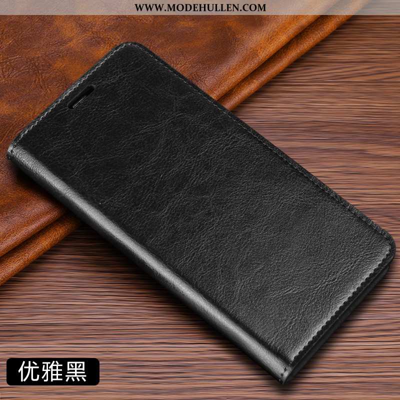 Hülle Xiaomi Mi Max 3 Lederhülle Trend Business Folio Handy Mini Braun