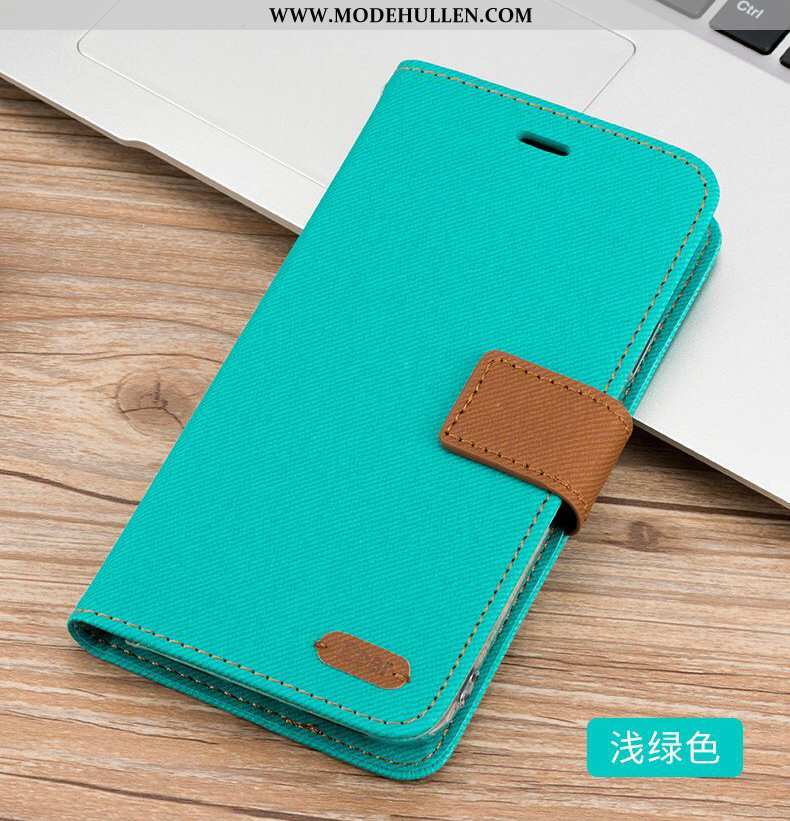 Hülle Xiaomi Mi Max 3 Luxus Lederhülle Folio Groß Anti-sturz Karte Blau