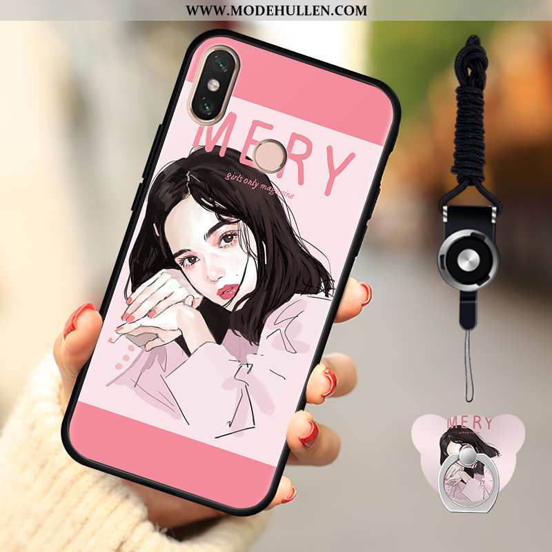 Hülle Xiaomi Mi Max 3 Nette Silikon Groß Handy Case Mini Rosa