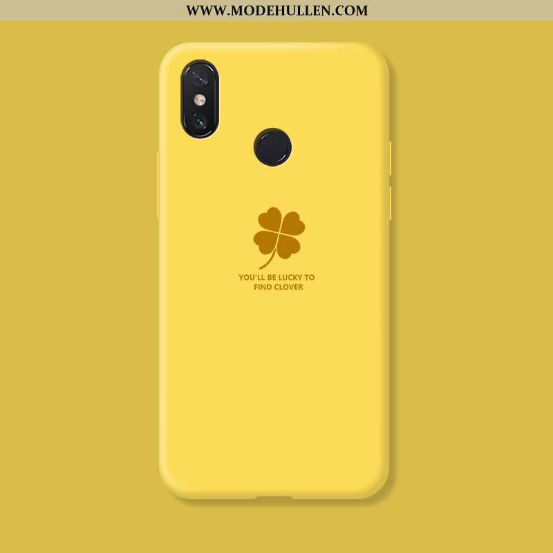 Hülle Xiaomi Mi Max 3 Persönlichkeit Kreativ Handy Anti-sturz Liebhaber Mini Gelb Gelbe
