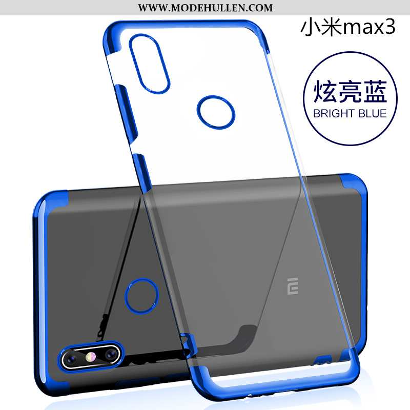 Hülle Xiaomi Mi Max 3 Persönlichkeit Kreativ Schutz Case Transparent Silikon Super Rosa