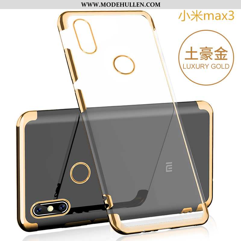 Hülle Xiaomi Mi Max 3 Persönlichkeit Kreativ Schutz Case Transparent Silikon Super Rosa
