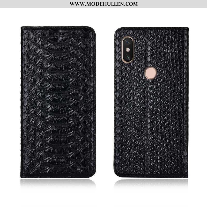 Hülle Xiaomi Mi Max 3 Silikon Schutz Muster Case Anti-sturz Neu Dunkelblau