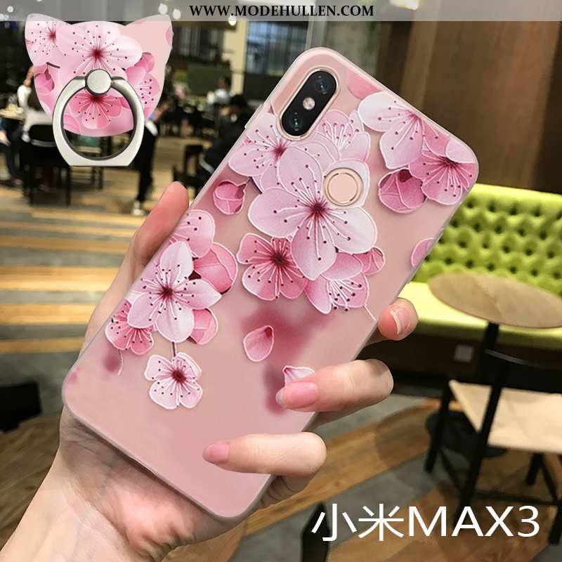 Hülle Xiaomi Mi Max 3 Super Weiche Alles Inklusive Rosa Kreativ Anti-sturz