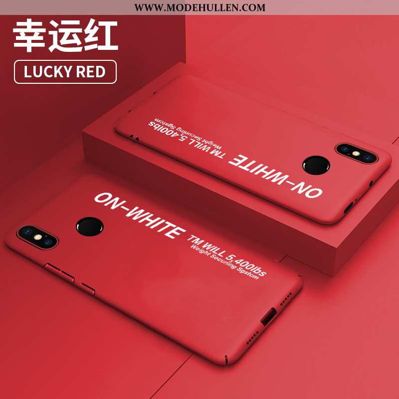 Hülle Xiaomi Mi Max 3 Trend Schutz Neu Schwer Anti-sturz Einfach Netto Rot Rosa