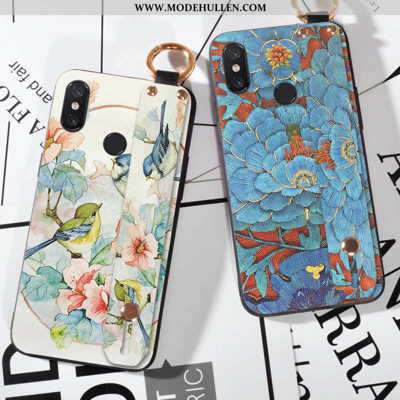 Hülle Xiaomi Mi Max 3 Trend Weiche Einfassung Handy Mini Chinesische Art Nubuck Grün