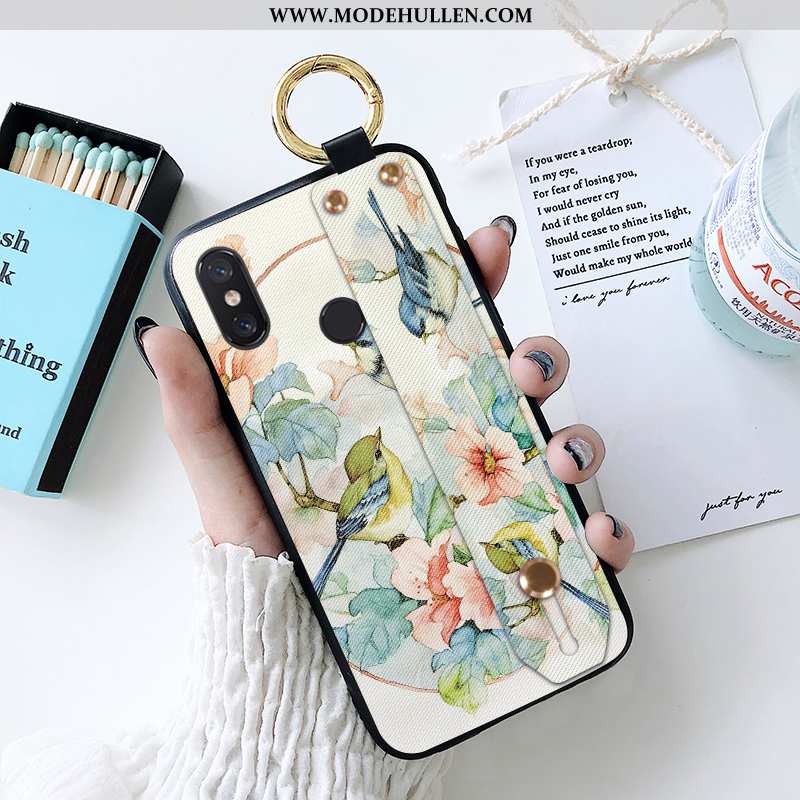 Hülle Xiaomi Mi Max 3 Trend Weiche Einfassung Handy Mini Chinesische Art Nubuck Grün