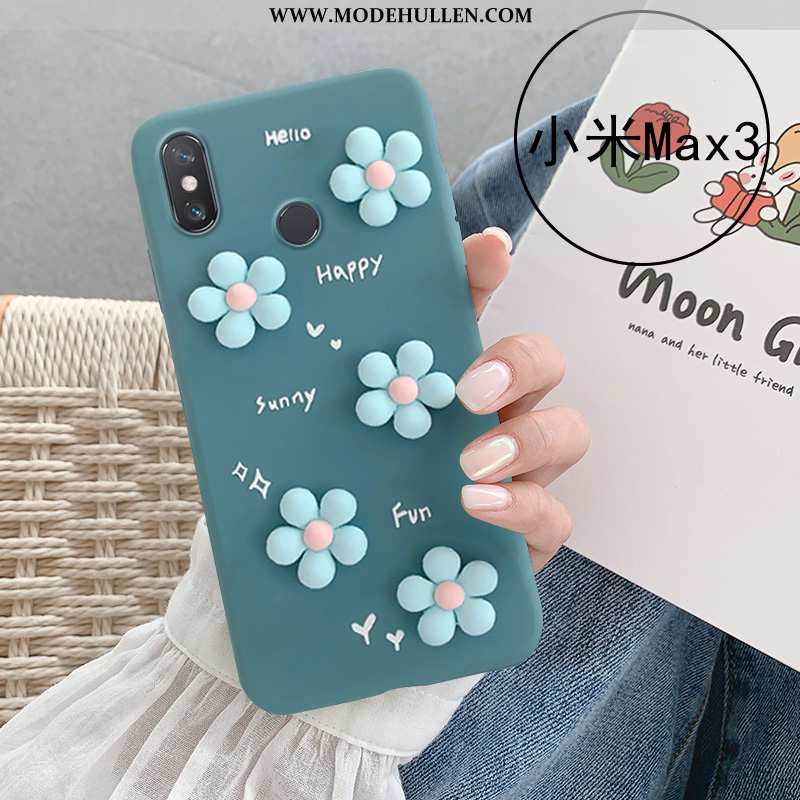 Hülle Xiaomi Mi Max 3 Weiche Silikon Mini Case Anti-sturz Blau