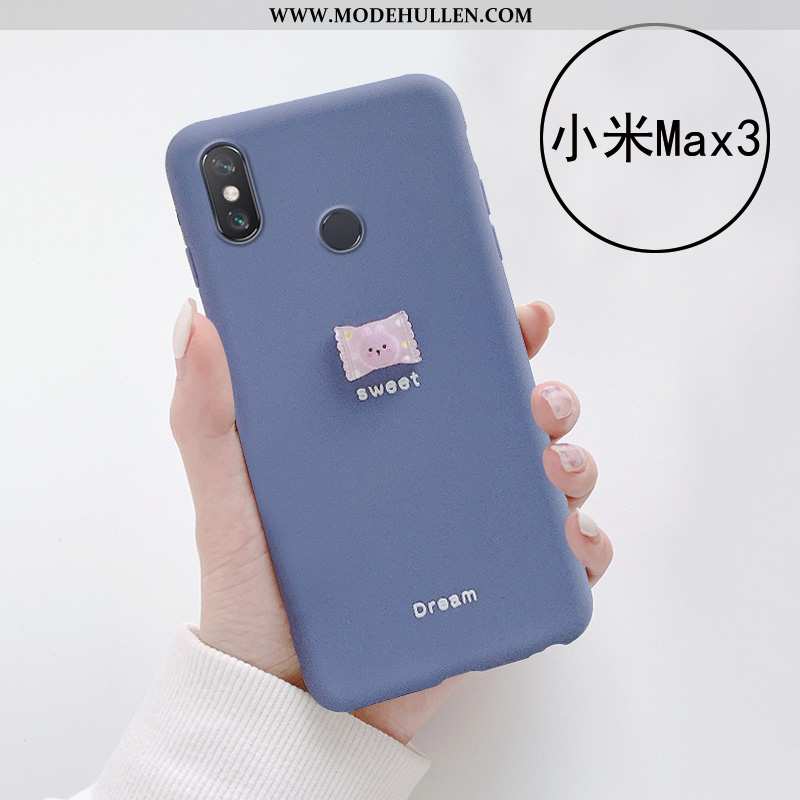 Hülle Xiaomi Mi Max 3 Weiche Silikon Süßigkeiten Case Netto Rot Frisch Rosa