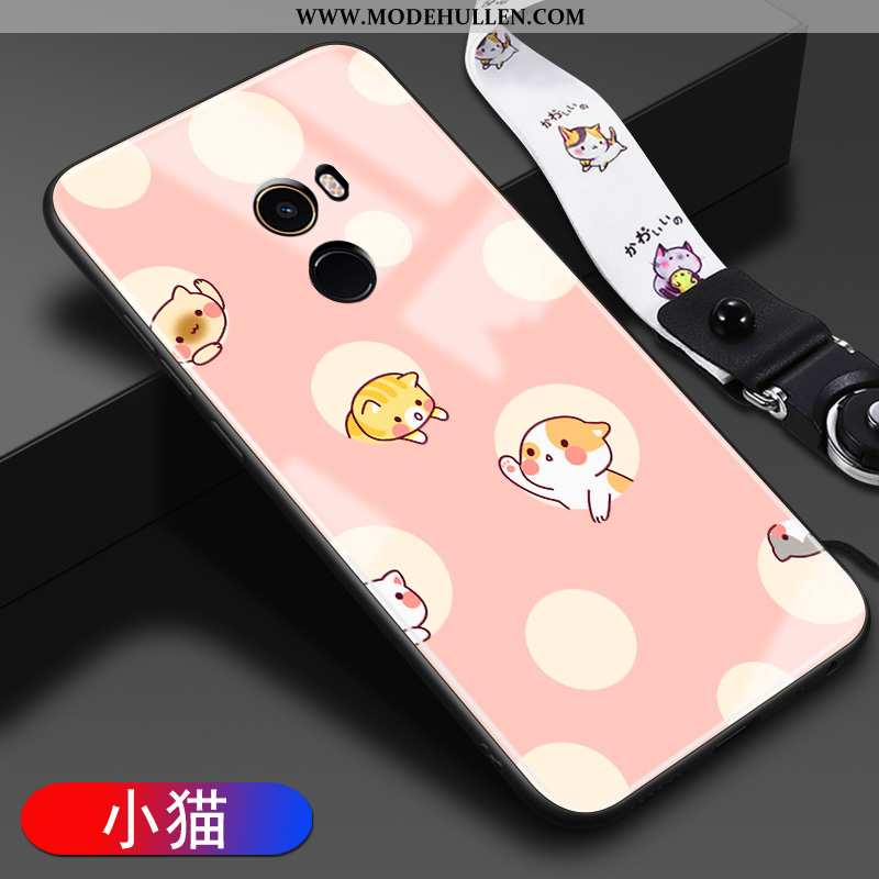 Hülle Xiaomi Mi Mix 2 Karikatur Nette Schutz Mini Liebhaber Grün