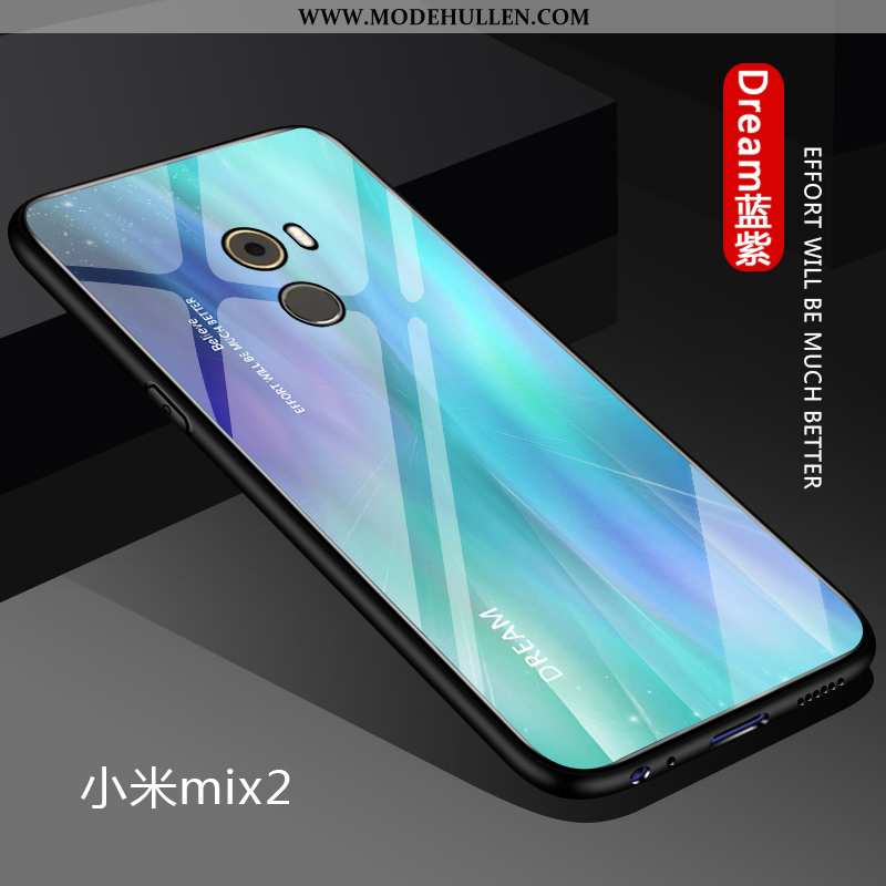 Hülle Xiaomi Mi Mix 2 Super Weiche Schutz Blau Kreativ Case Dünne