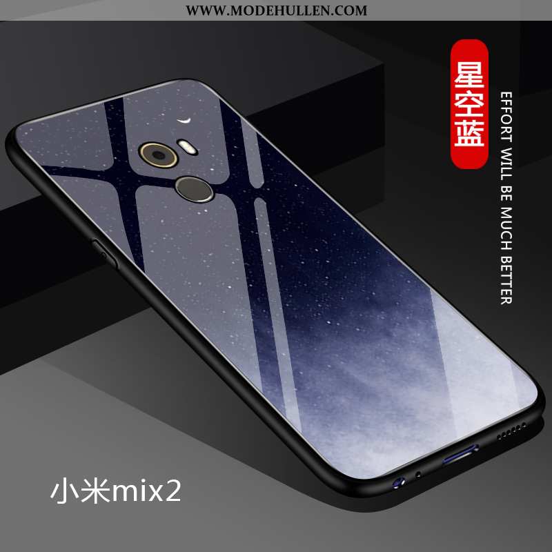 Hülle Xiaomi Mi Mix 2 Super Weiche Schutz Blau Kreativ Case Dünne