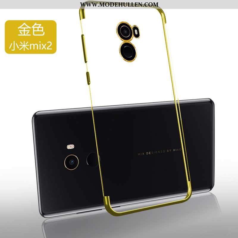 Hülle Xiaomi Mi Mix 2 Weiche Dünne Case Überzug Trend Neu Super Gold