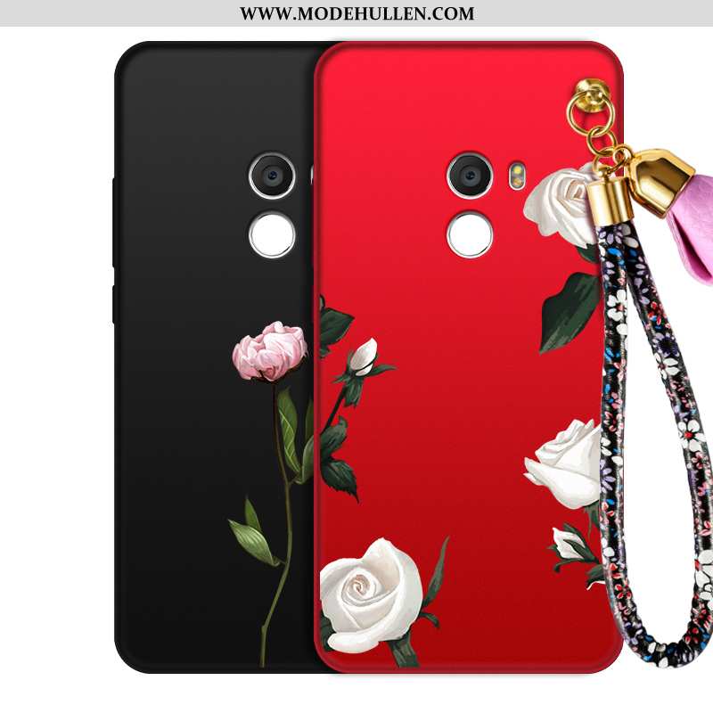 Hülle Xiaomi Mi Mix 2 Weiche Dünne Trend Mini Einfassung Rot Rote