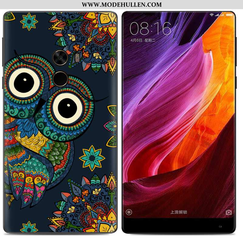 Hülle Xiaomi Mi Mix 2 Weiche Kreativ Ölgemälde Handy Gelb Case Trend Gelbe