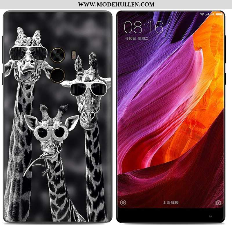 Hülle Xiaomi Mi Mix 2 Weiche Kreativ Ölgemälde Handy Gelb Case Trend Gelbe