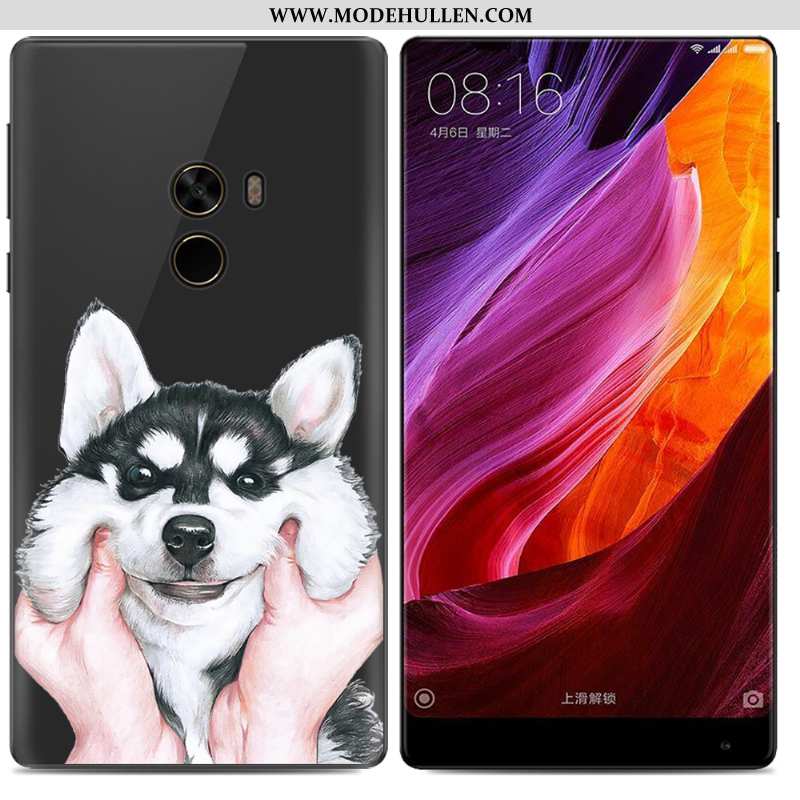 Hülle Xiaomi Mi Mix 2 Weiche Kreativ Ölgemälde Handy Gelb Case Trend Gelbe