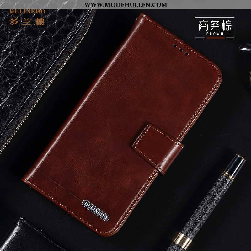 Hülle Xiaomi Mi Mix 2s Geldbörse Schutz Mini Case Karte Handy Folio Braun