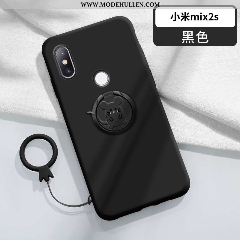 Hülle Xiaomi Mi Mix 2s Kreativ Nette Liebhaber Handy An Bord Weiche Magnetismus Dunkelblau