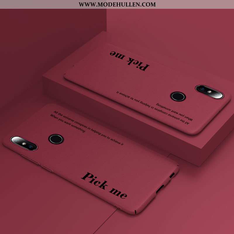 Hülle Xiaomi Mi Mix 2s Kreativ Trend Dünne Liebhaber Persönlichkeit Einfach Netto Rot Gelbe