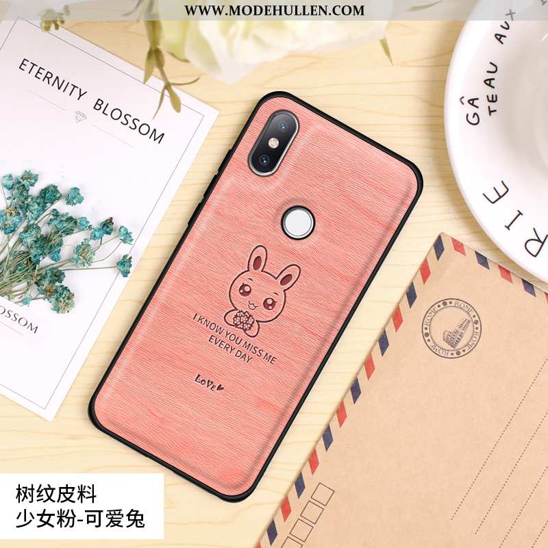 Hülle Xiaomi Mi Mix 2s Muster Trend Mode Nette Karikatur Kreativ Handy Orange