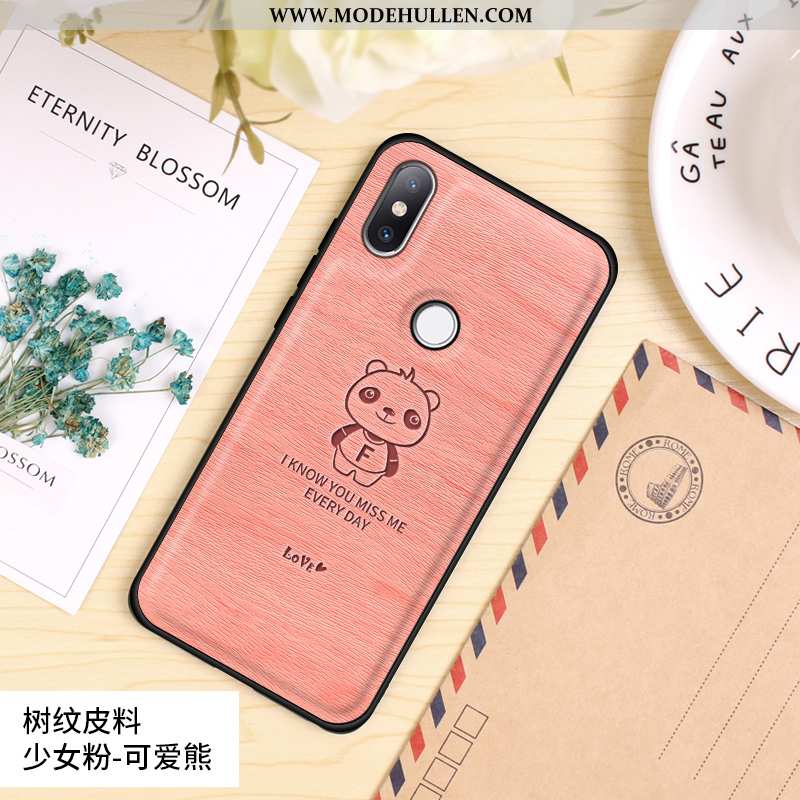 Hülle Xiaomi Mi Mix 2s Muster Trend Mode Nette Karikatur Kreativ Handy Orange