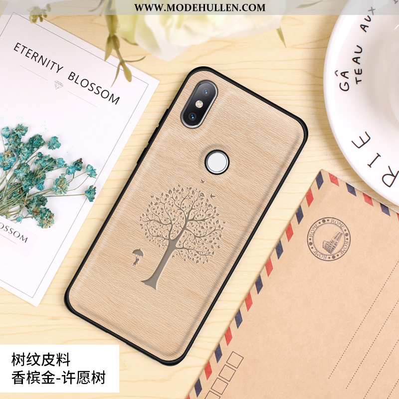 Hülle Xiaomi Mi Mix 2s Muster Trend Mode Nette Karikatur Kreativ Handy Orange