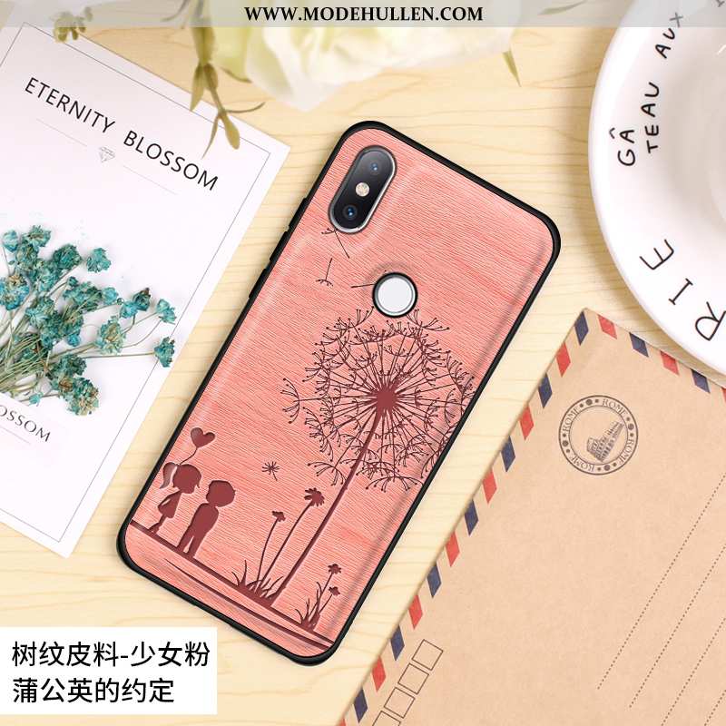 Hülle Xiaomi Mi Mix 2s Muster Trend Mode Nette Karikatur Kreativ Handy Orange