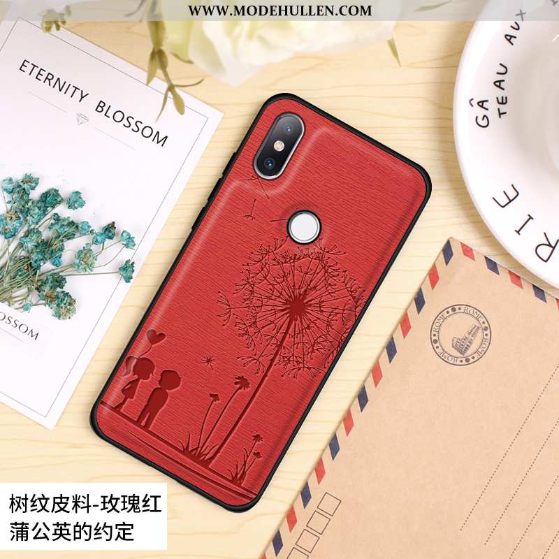 Hülle Xiaomi Mi Mix 2s Muster Trend Mode Nette Karikatur Kreativ Handy Orange