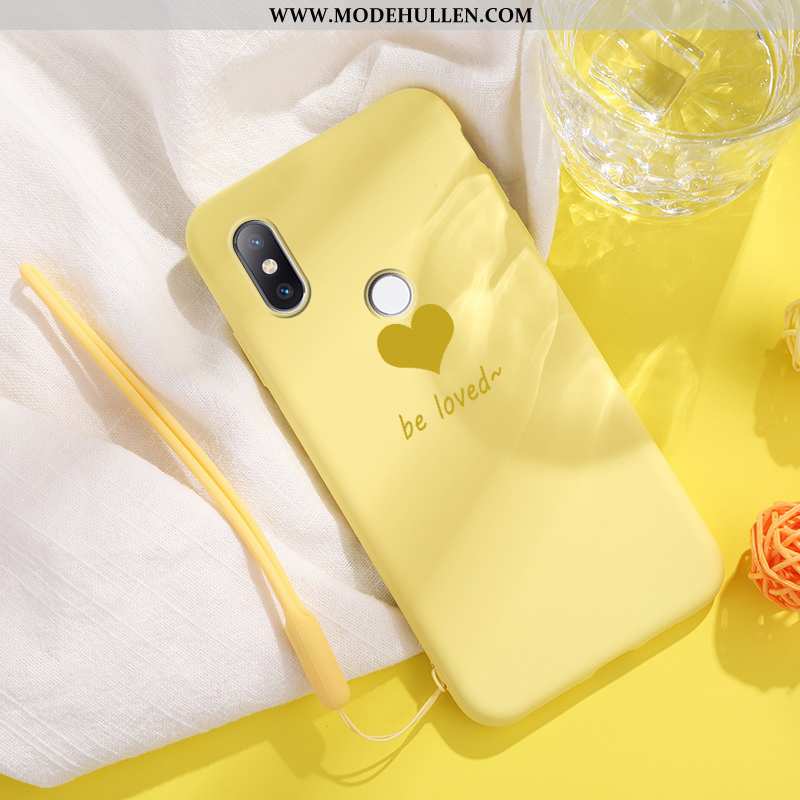 Hülle Xiaomi Mi Mix 2s Schutz Mode Silikon Case Weiche Trend Mini Anti-sturz Gelbe