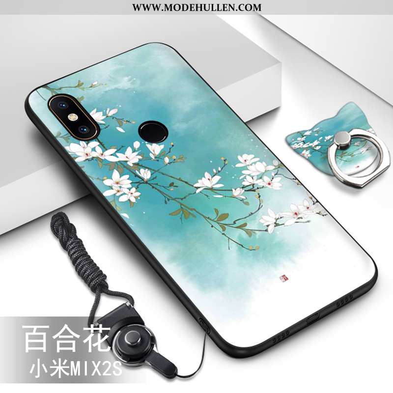 Hülle Xiaomi Mi Mix 2s Silikon Schutz Karikatur Weiche Trend Mini Grün