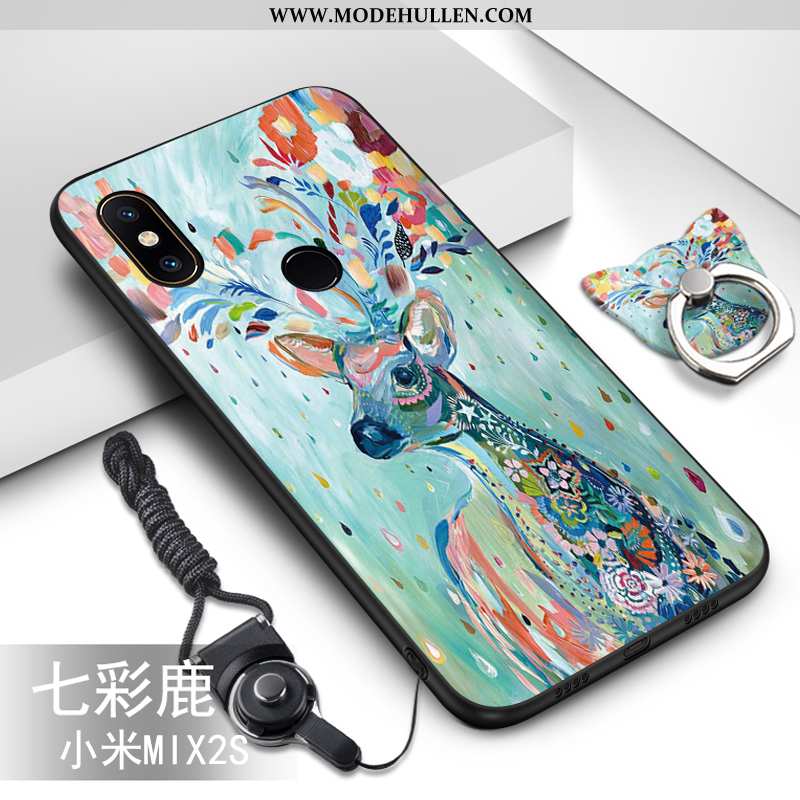 Hülle Xiaomi Mi Mix 2s Silikon Schutz Karikatur Weiche Trend Mini Grün