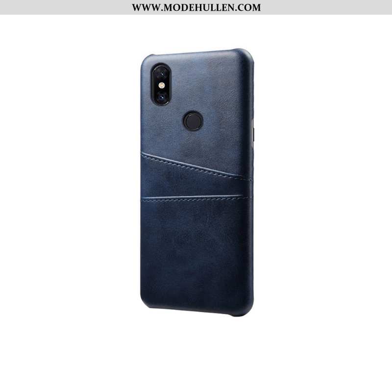 Hülle Xiaomi Mi Mix 3 Lederhülle Leder Qualität Mini Karte Case Gelbe