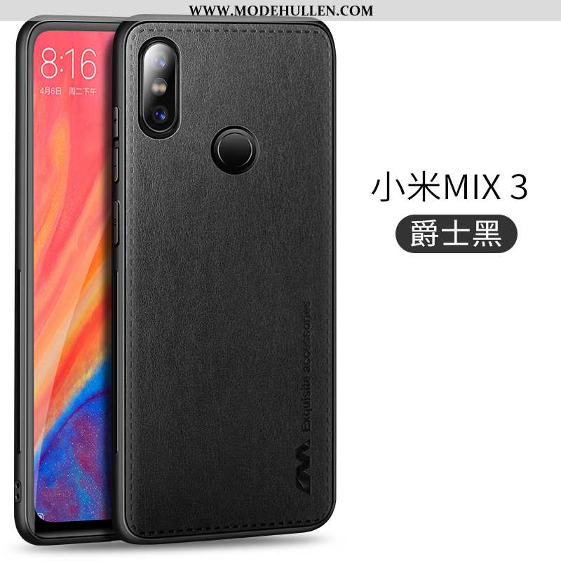 Hülle Xiaomi Mi Mix 3 Silikon Schutz Lederhülle An Bord Qualität Kreativ Braun