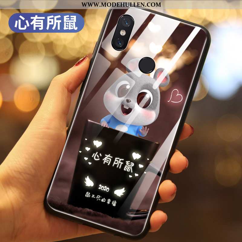 Hülle Xiaomi Mi Mix 3 Super Dünne Handy Ratte Kreativ Einfassung Mini Schwarz